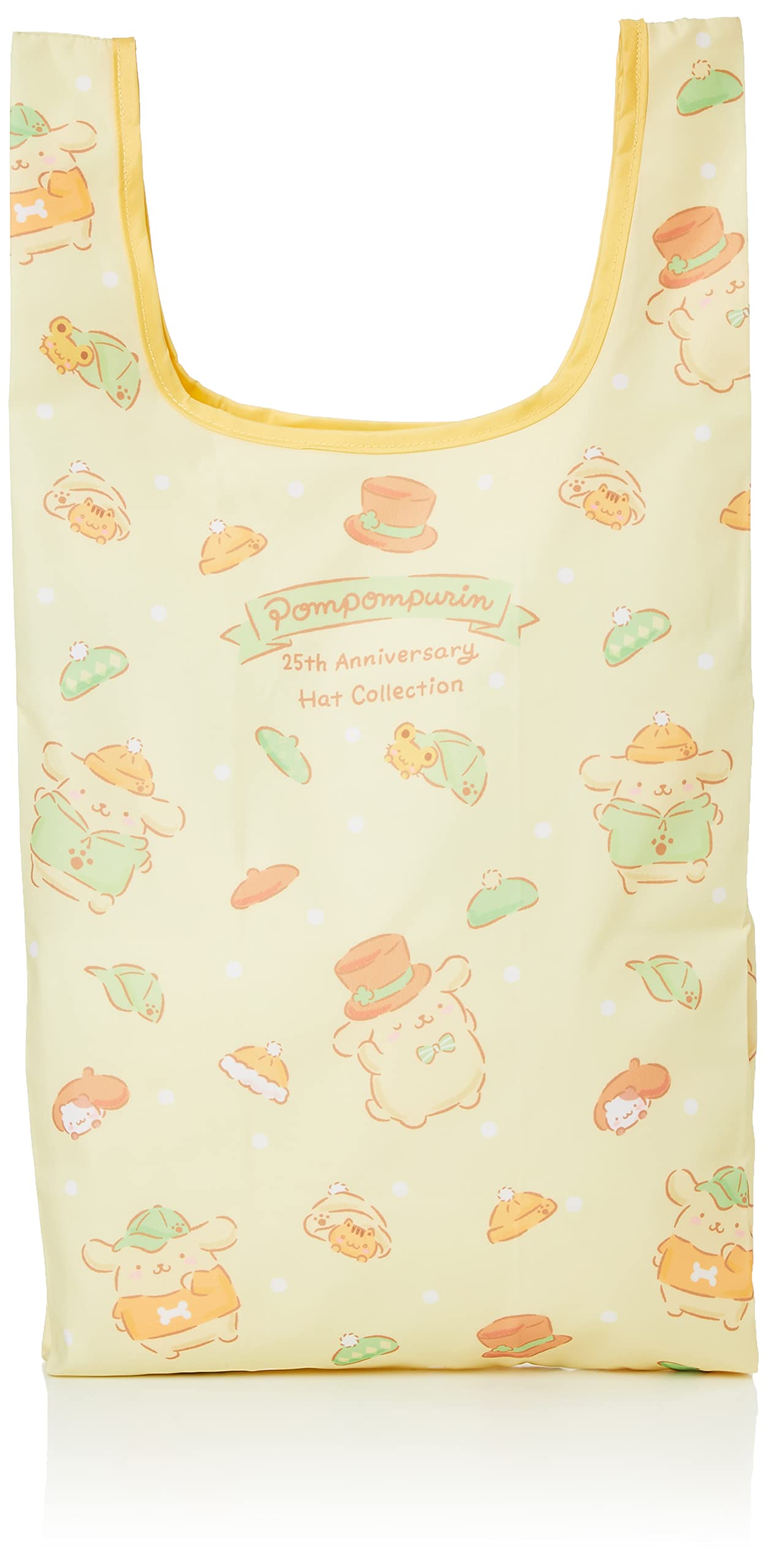 

Yasuda Tsusho 25th PN Eco Set Pom Pom Purin 25th Anniversary Limited Design Antibacterial and Wrapproof Eco Bag Set Hat 6027