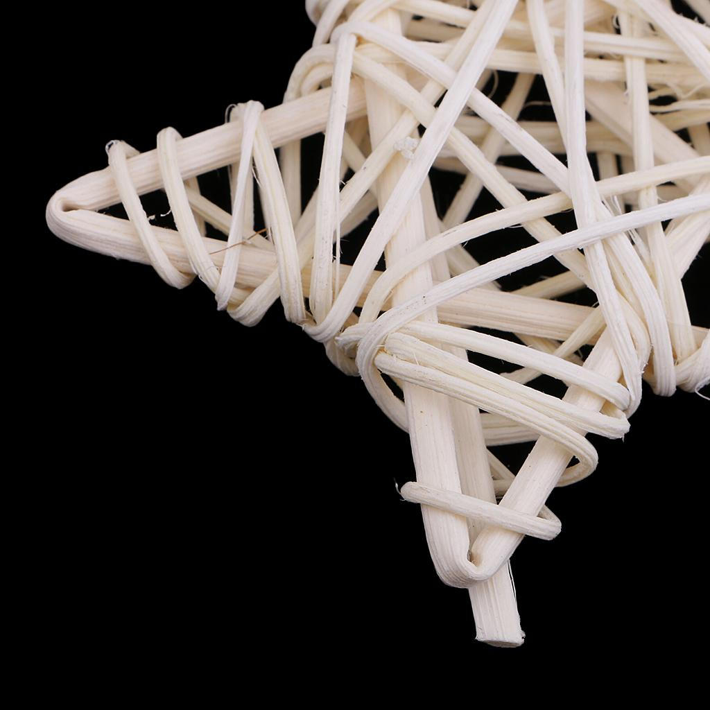 Rattan Wicker Ball Christmas Tree Ornament Decoration 7cm