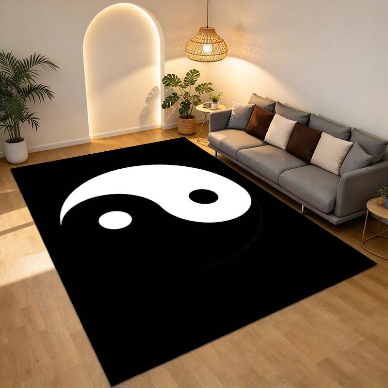 Yin Yang Living Room Nonslip Area Rug Soft Carpet For Bedroom Game Playroom Sofa Office Home Decor Doormat Christmas Gift C9301828