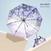 PALONY Double Layer Floral UV Sun Umbrella