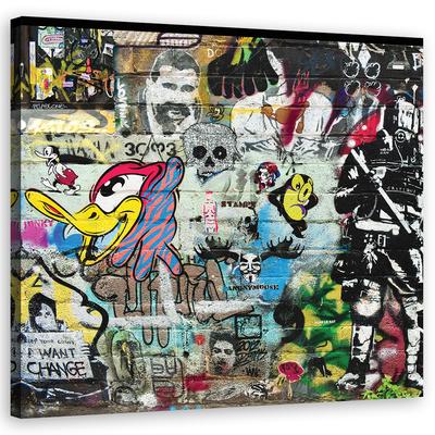 Tableaux sur toile Graffiti Street Art
