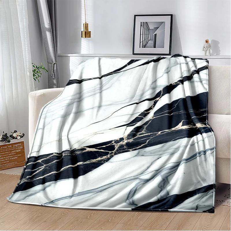 2025 New Style Colour Gold Marble Luxurious Blanket,Soft Throw Blanket for Home Bedroom Bed Sofa Travel Picnic Cover Kid Gift