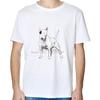 English Bull Terrier Graphic T Shirts Cotton Short Sleeve Tshirts Summer New Shirts And Tshirts Tees Tops Mens Print T Shirt