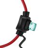 12V Car Automotive In-Line Mini Blade Fuse Holder Fuses with Splashproof Casing with 6 Fuses 5A 10A 15A 20A 25A 30A Fuses4