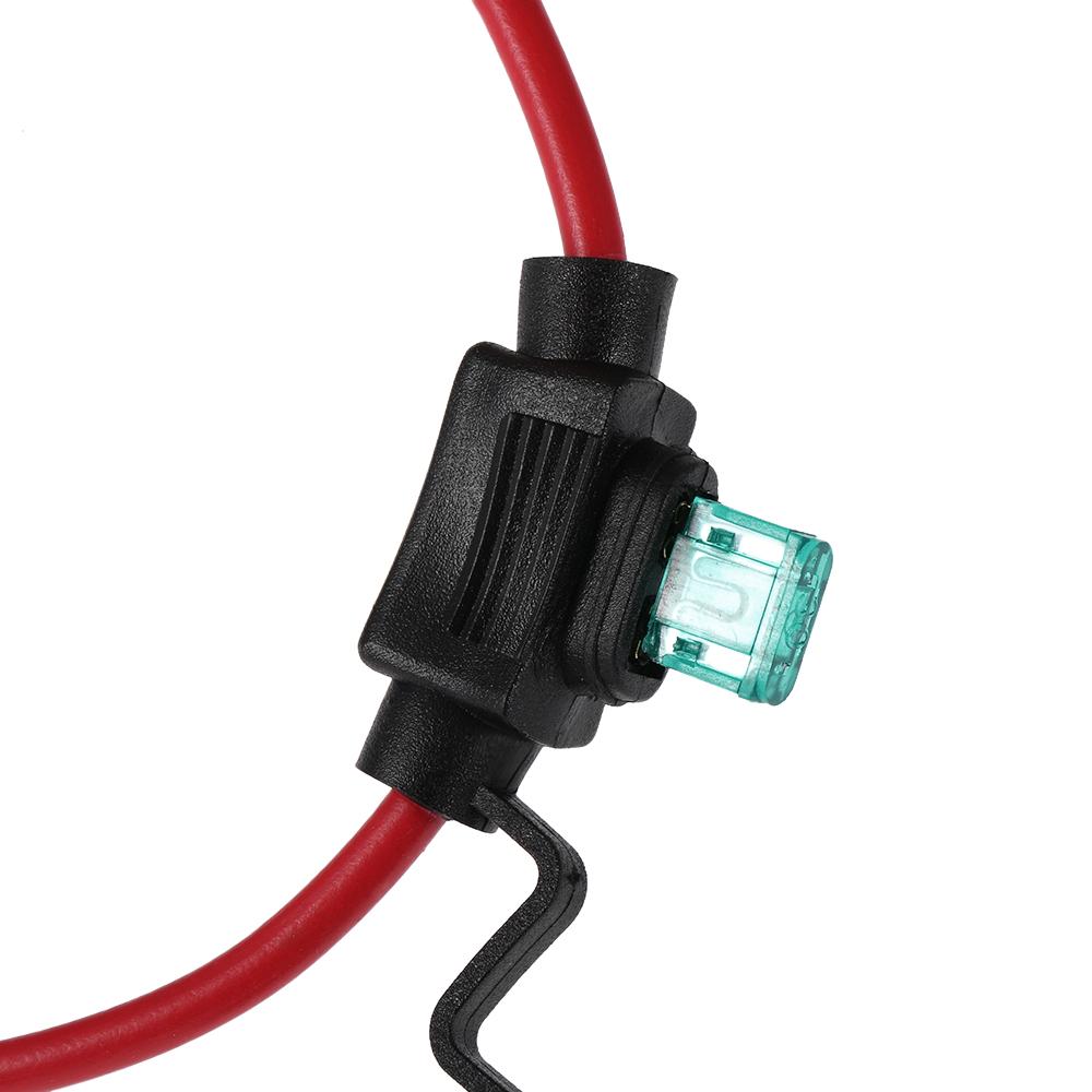 12V Car Automotive In-Line Mini Blade Fuse Holder Fuses with Splashproof Casing with 6 Fuses 5A 10A 15A 20A 25A 30A Fuses4
