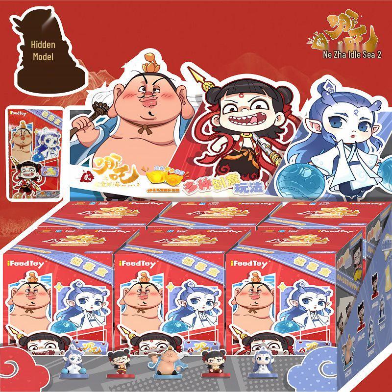 Nezha: Reborn Series Blind Box Figurine - Chinese-Style Anime Action Figure Doll Ornament.