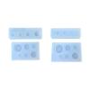 Professional Silicone Ice Cream Mold For Resin Art Projects Detailed Texture Handmade Craft Casting Tools 2PCS Set