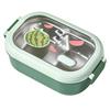 2 Compartments Fruit Lunch Box Leak-Proof Food Storage Box Portable Lunch Container  Girls