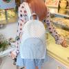 Cute Sweet Girl High Value Female Korean College Style Bow Polka Dot Backpack Schoolbag Commuter Backpack Female