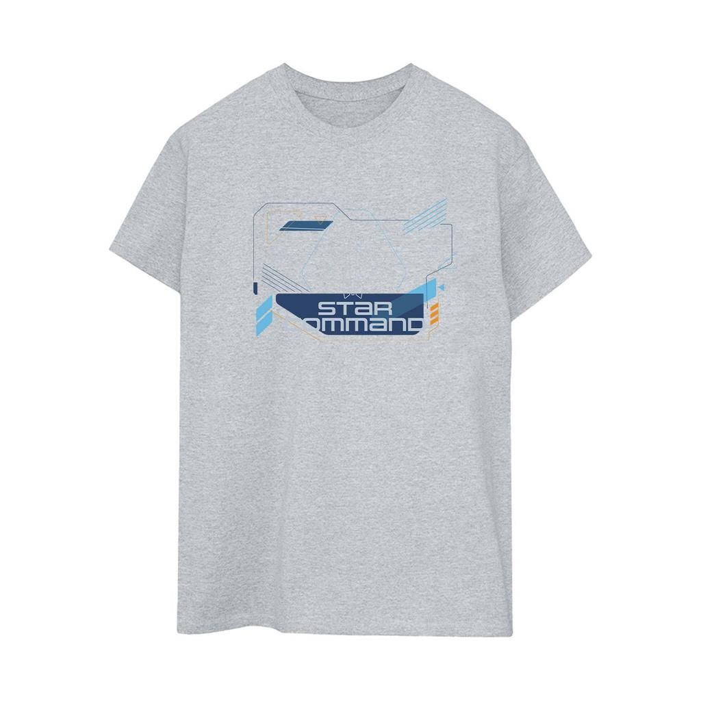 Disney Womens/Ladies Lightyear Star Command Icons Cotton Boyfriend T-Shirt