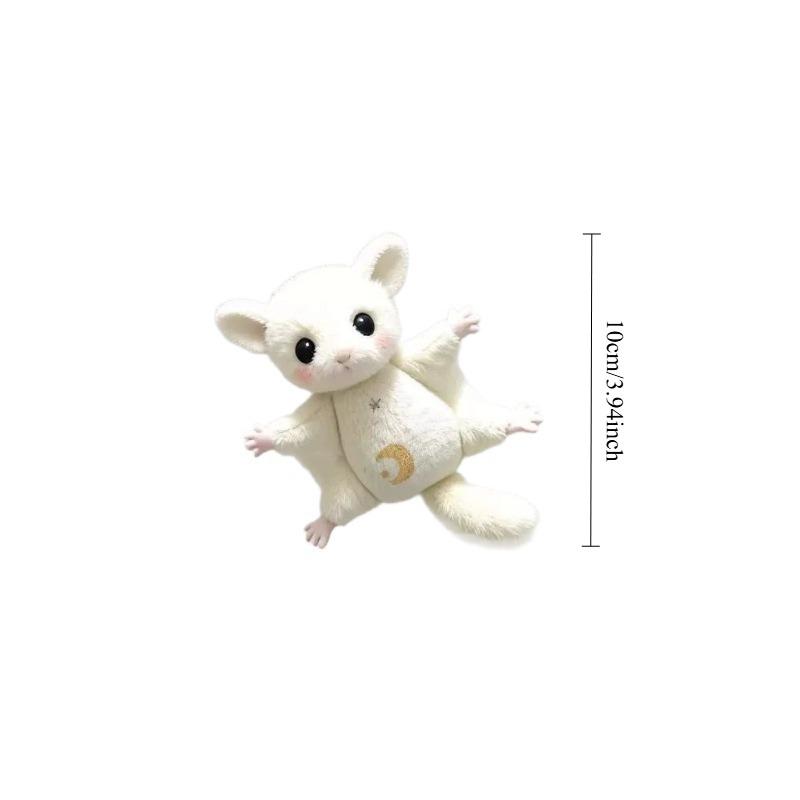 1PC popular little flying mouse plush pendant toy honey bag glider doll keychain schoolbag pendant doll plush