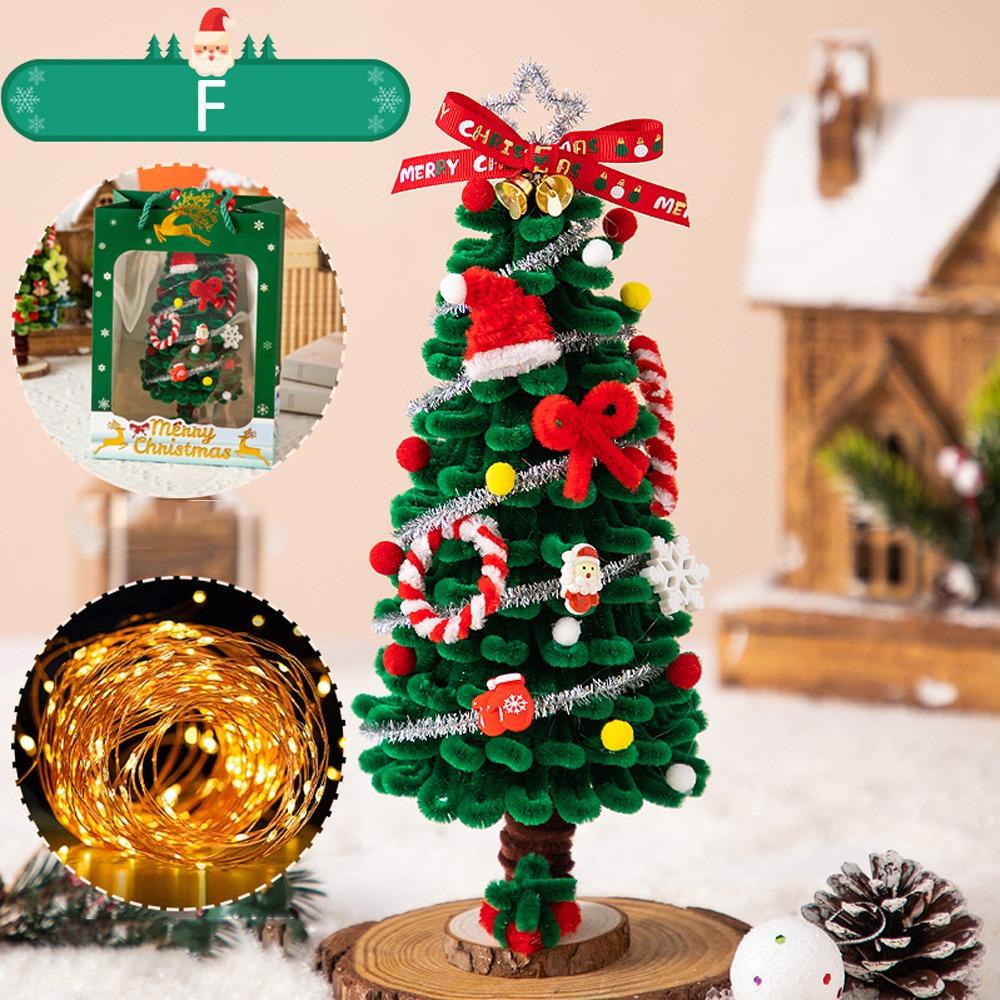 

3D Xmas Tree DIY Set DIY Xmas Tree Ornament Set Ins 3d Xmas Tree Toy Kids F