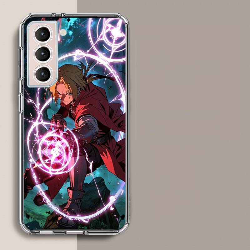 

Anime F-Fullmetal A-Alchemist_ Brotherhood Phone Case For Samsung Galaxy S25 Edge S24 S23 FE S21 S20 S10 Plus S22 S26 Ultra Cove Samsung S25 Edge