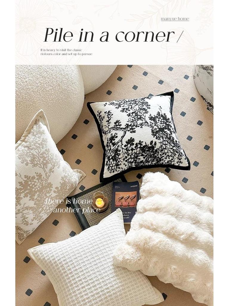 Nordischer Luxus Französische Sofakissenbezüge für Wohnzimmer- und Nachttischdekoration.