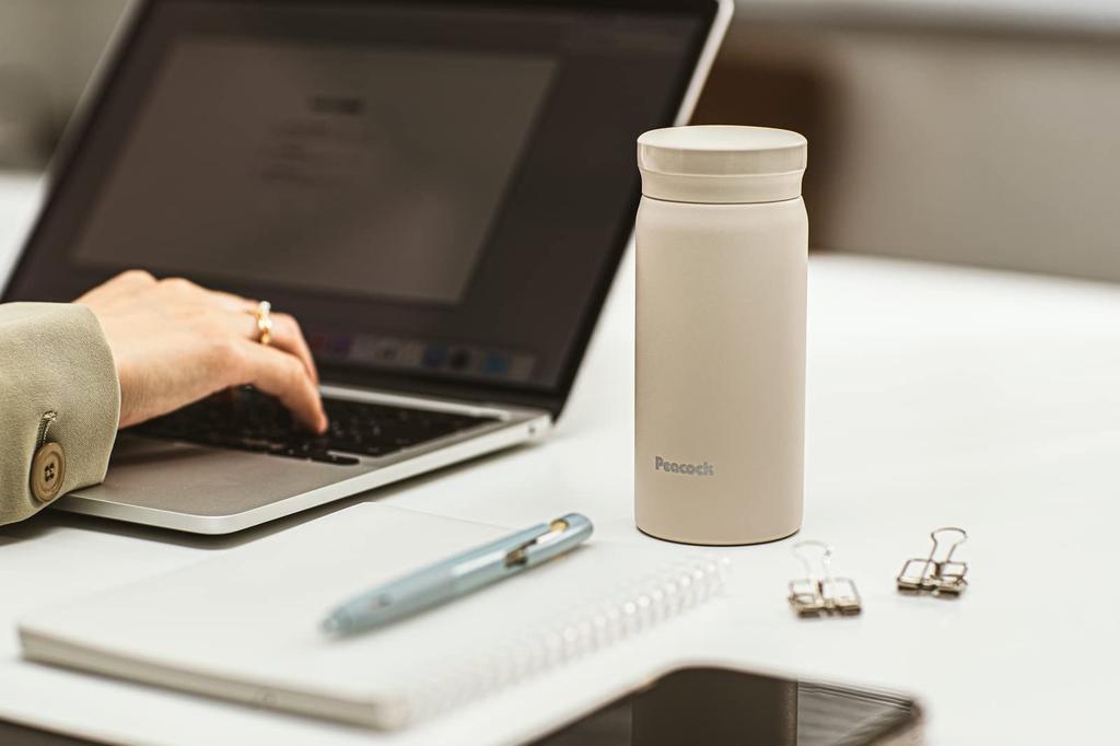 Thermos Industry Peacock Water Coffee Mini Easy To Stainless Steel Mug Milk W The-peacock (The-peacock) Bottle, 200ml, Insulated, Cold, Lightweight,