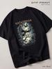 Schwarzes T-Shirt Katatonia (Katatonie), Metallrückseite rein