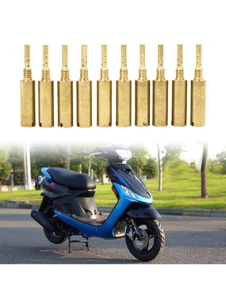 10 vnt. Motociklo karbiuratoriaus pilotinis lėtasis žikleris #30 32 35 38 40 42 45 48 50 55 N424-22 motociklo karbiuratoriaus pilotinis žikleris