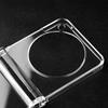 Applicable to ZTE LiberoFlip transparent mobile phone case three-piece glossy PC hinge all-inclusive material case wholesale