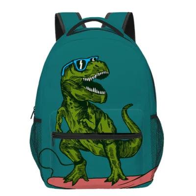 Sac à dos entièrement imprimé de 17 pouces, Sac à dos grande capacité pour élèves du primaire et du secondaire All-over print backpack