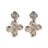 Silver Needle Cold Style Floral Anhänger Ohrringe – Elegant, Modisch, High-End Leichter Luxus Design
