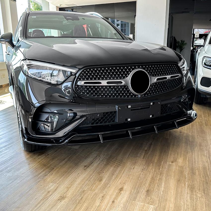 Front Bumper Lip Spoiler Diffuser Splitters Body Kit Aprons Cover Guard Trim For Mercedes-Benz GLC-Class X254 GLC260 300 2023+