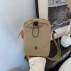 Canvas bag women's summer versatile new niche design messenger bag casual mobile phone bag