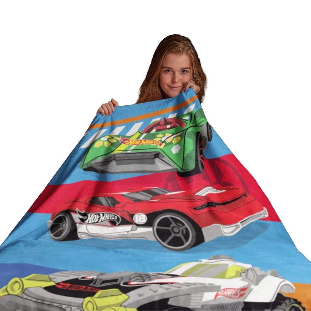Hot Wheels Epic Fleece Racing Cars Blanket