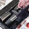 Portable Hand Crank BBQ Fan Grill Air Blower Speed Control for Outdoor Camping Picnic Fire Pit Charcoal Smoker Wind Maker