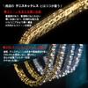 Tennis Chain Tennis Chain Necklace Surgical Stainless Steel 316L Zirconia 5A Hip Hop Jewelry Gold 5mm [Lucliss]