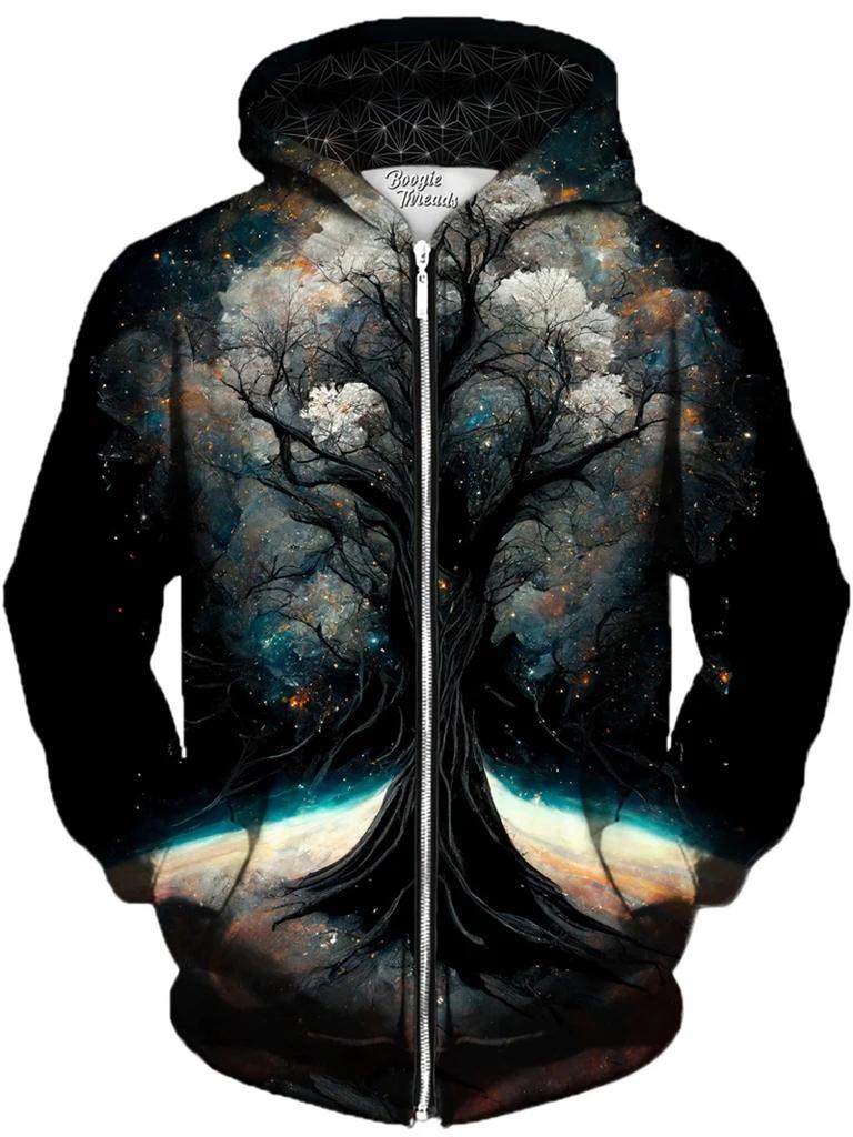 Psychedelic Pattern 3D Printed Scenery Zipper Hoodies Men Women Fashion Hooded Oversized Hoodie Kids Zip Up Sweatshirts Coat