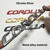FAJC5 3D Metal Toyota Corolla Emblem Badge For Toyota Corolla Cross Rear Trunk logo Car Stickers Accessory