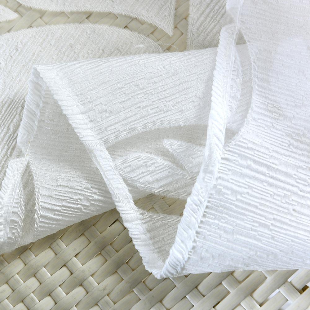 Floral Printed Curtains Window Gauze White Living Room Drape Fashion Polyester Washable Warm Winter Style Bedroom Cafe Shop