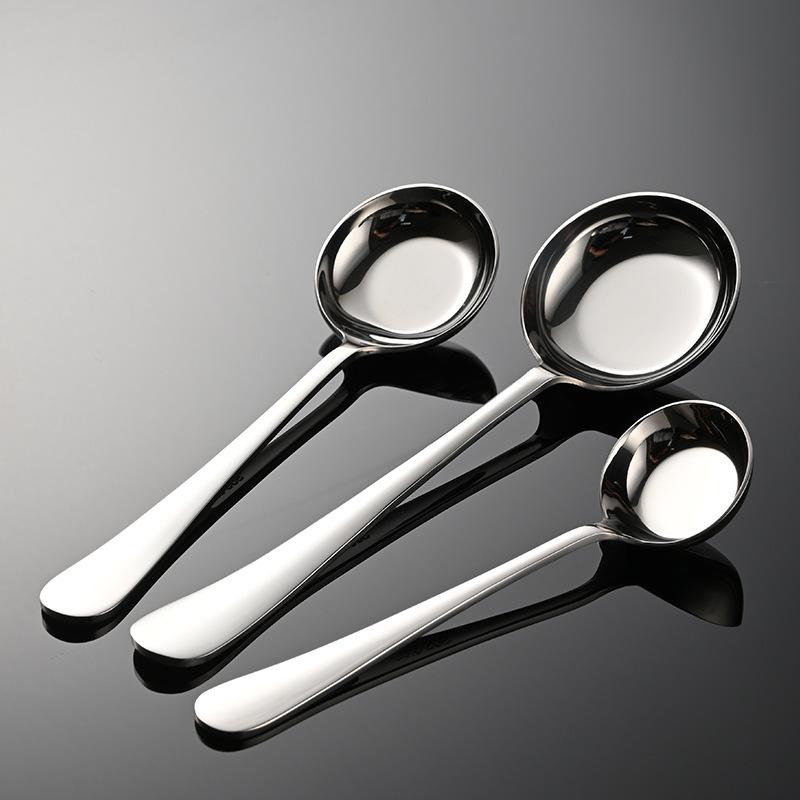 Flat Bottomed Chinese Household Dining Spoon