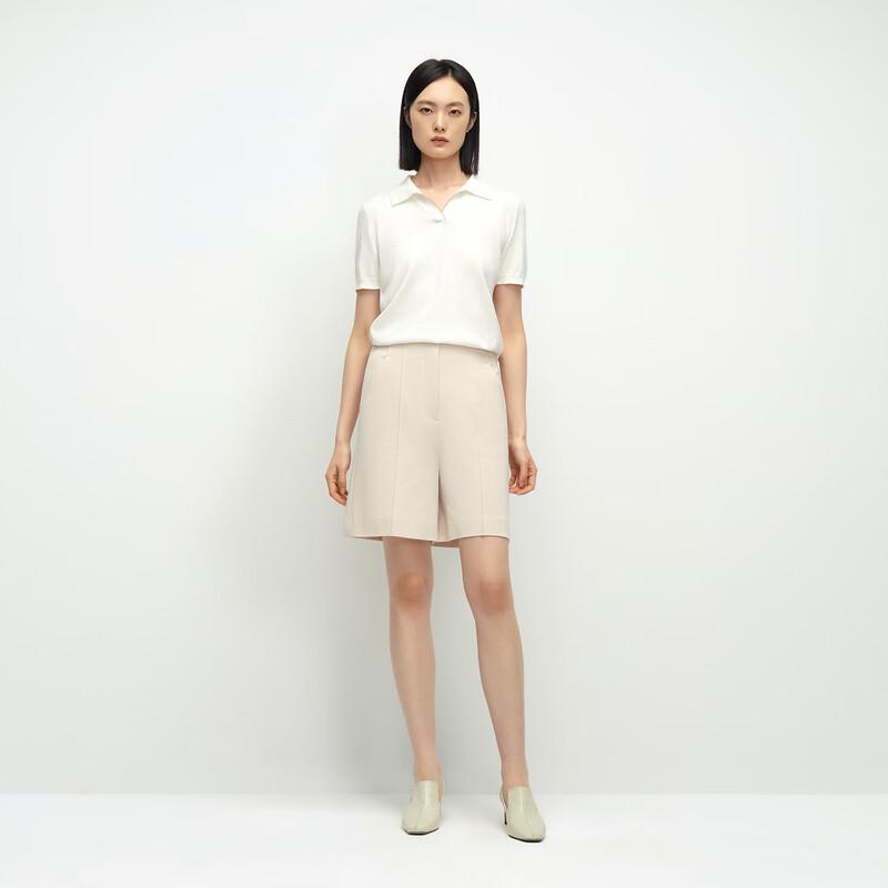 OVVOVV Women's Classic Light Color Casual Shorts