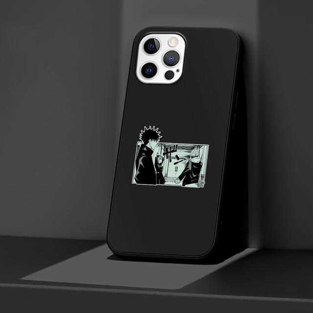 

Чехол для телефона Apple Iphone 14 11 13 Pro Max 12 Mini Xr 7 8 + Se 2020 Xs 6 6s Plus 5 5S Cool Jujutsu Kaisen, силиконовый черный чехол iPhone 6Plus(6sPlus)