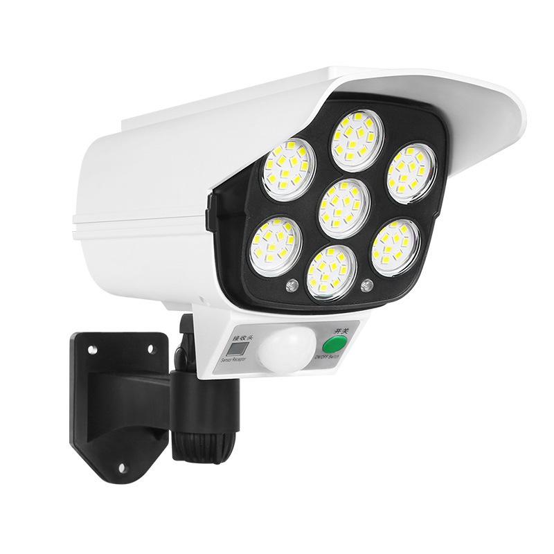 Solar-Powered Garden Light with Camera Simulation, Motion Sensor, Dusk-to-Dawn, Anti-Theft, and Street Lighting