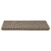 VidaXL Self-adhesive Stair Mats 30 Pcs 65x21x4 Cm Dark Beige, Tread, Tread Carpet 3365890