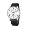 Men's Large Japanese Voice Radio Wave Analog Wristwatch H-2403 Time Reading Good Visibility Simple Design Elderly Visually Impaired