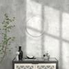 Metal Wall Art 65cm Modern Decorative Mirror Decor for Living Room Bedroom Dining Room, Silver