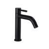 Enhanced Black Single-Hole Cold Basin Faucet - 304 Stainless Steel for Countertop/Undermount Bath