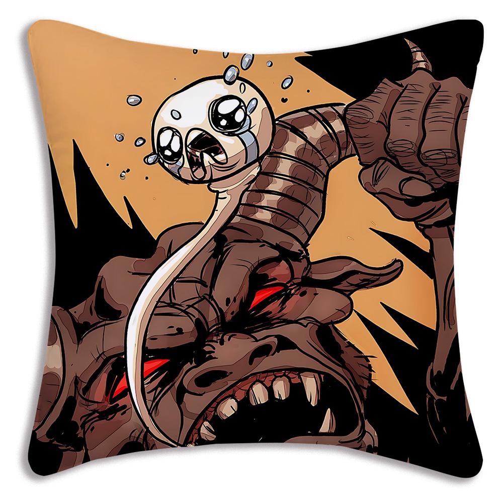 Cartoon The B-Bindings Of Isaac Pillow Covers Cartoon Sofa Decorative Home Double-sided Printing Short Plush Cute Cushion Cover