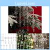 18pcs Crystal Clear Acrylic Icicle Ornaments Stunning For Classic Christmas Accents
