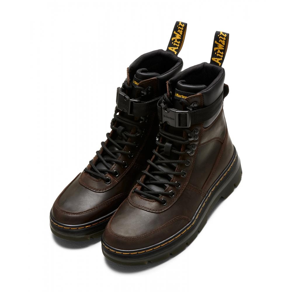 

Кожа Dr.martens Comstech Crazy Horse темно-коричневого цвета 27804201 240