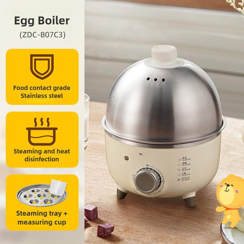 

Двухслойная яйцеварка Бытовая таймер Яйцеварка Машина для завтрака Маленькая пароварка для яиц из нержавеющей стали