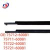 Compatible with Toyota Prado 150 (2010-2018) Exterior Window Trim Sealing Strip 75711-60081.