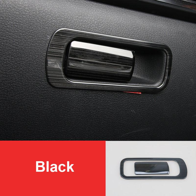 Copilot pentru mașină din oțel inoxidabil, mâner pentru cutie de mănuși, panou de comutator, autocolant decorativ, capac ornamental pentru Mazda 3 Axela