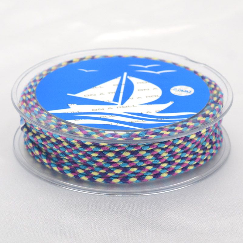 Colorful Carrying Strap Braided Rope Hand-Made Cotton Threads Handcraft Braiding Rope Braided Rope Bracelet Braiding Thread Crafts Tassel DIY Material