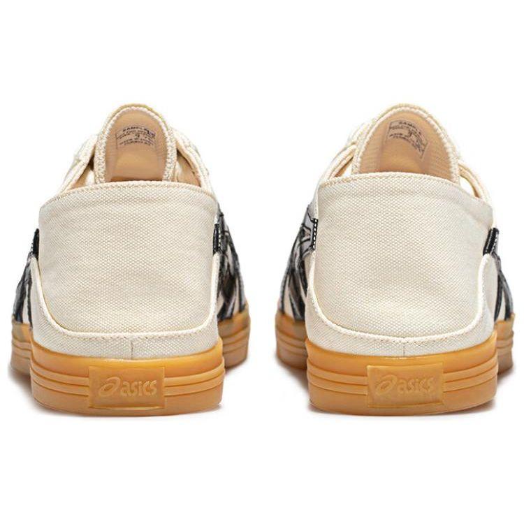 Asics Aaron Comfortable Versatile Low-Top Skate Shoes Unisex Sneakers Off-White Black 1203A556-750