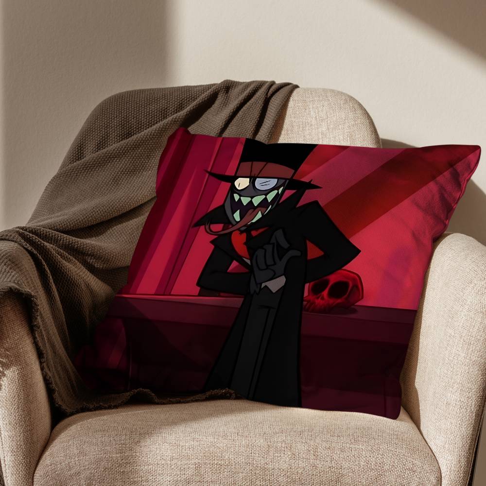 Dr Flugslys Villainous Black Hat Cushion Cover Suitable For Sofa Car Bedroom Office Cushions Decorative Pillow Case