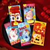 Chinese Style 3D Horse Red Envelope 3D Plush Pony Money Pouch Lucky Bag Money Packets  Kids Gift